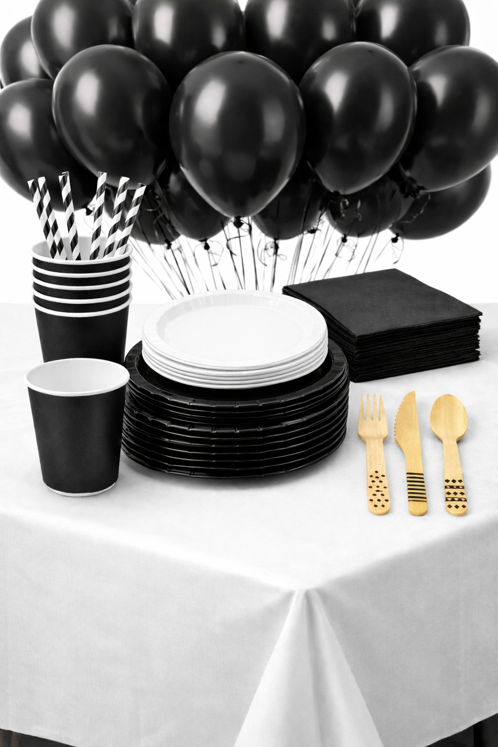 Black & White Bordpakke