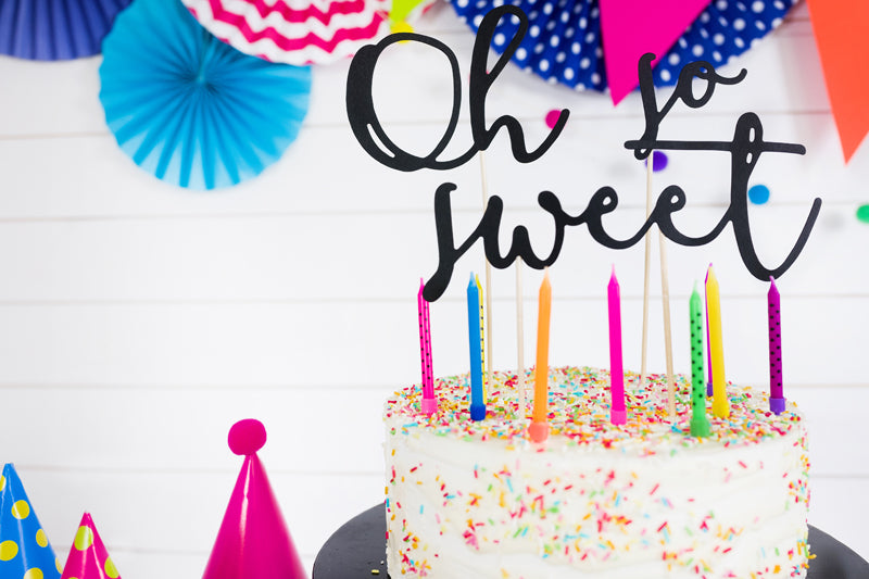 Fødselsdagslys, Mix 6.5 cm | 6 stk.